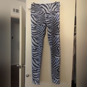 Roberto Cavalli Sport Zebra Leggings